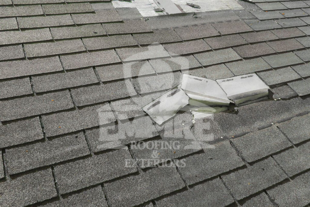 Wind Damage To Shingles Curled or lifted shingles
