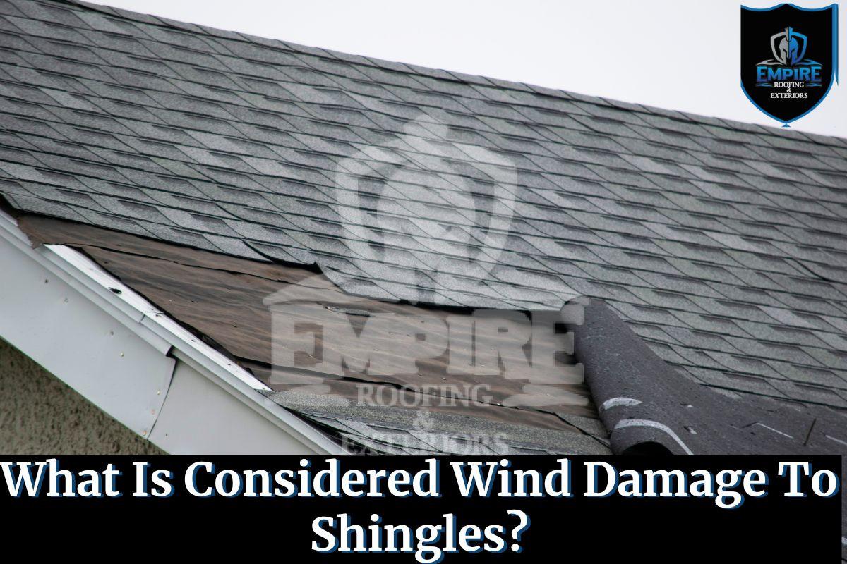 Wind Damaged Shingles