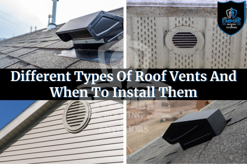 types of roof vents