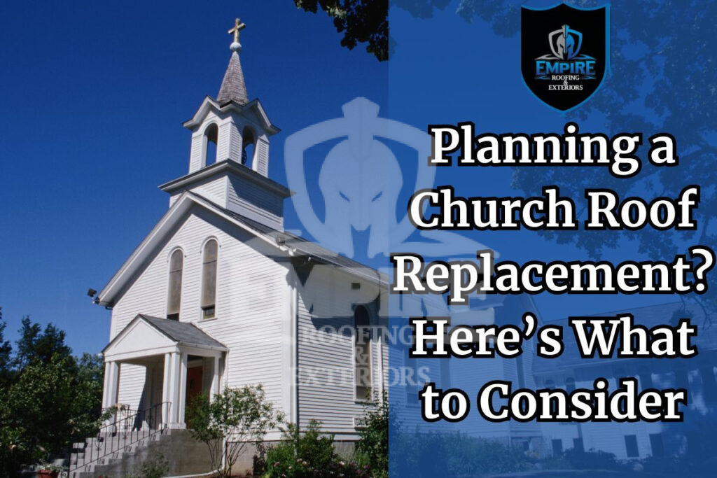 Church roof replacement