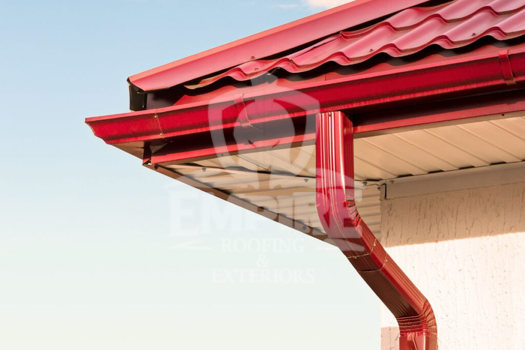 Gutter Colors Bold red gutter