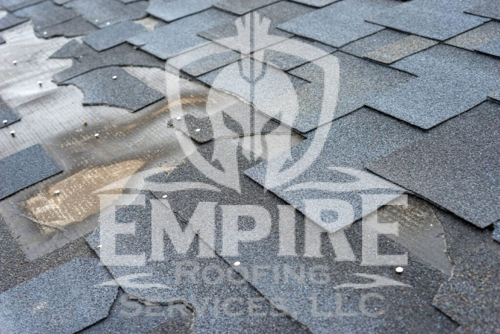 Damaged or missing shingles