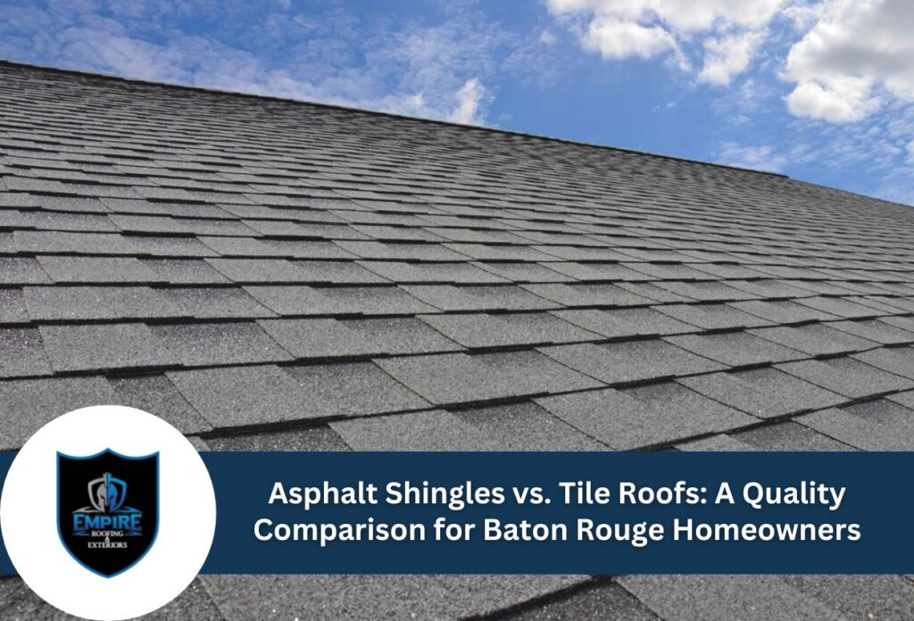 Asphalt shingle roof