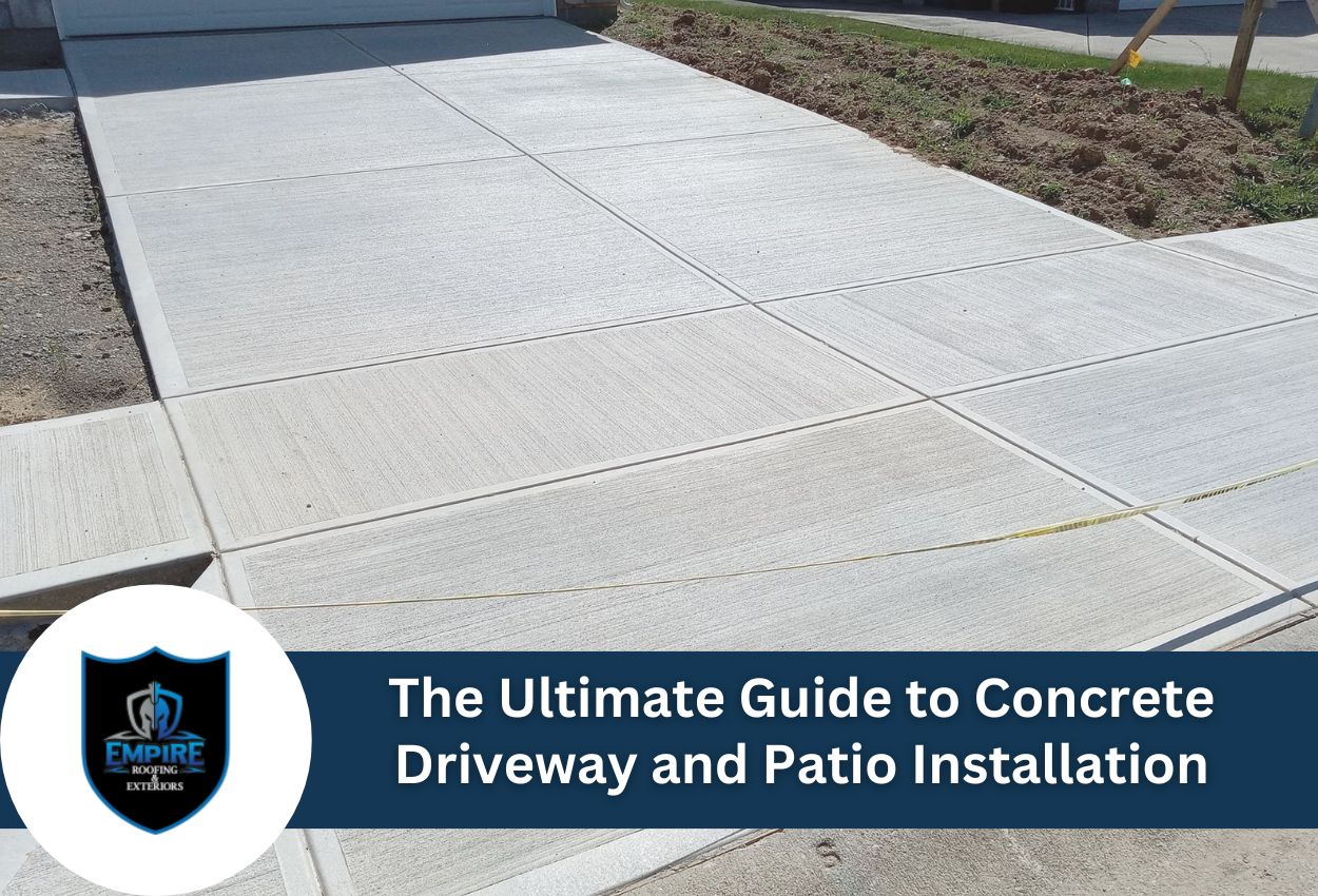 concrete driveway
