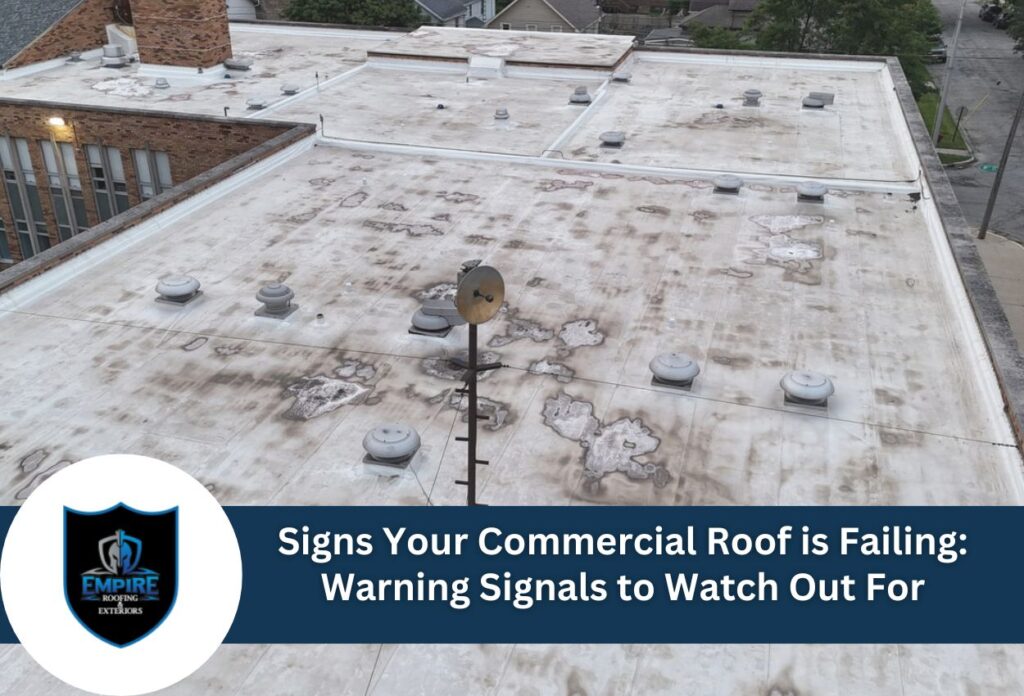Signs your commercial roof is failing: warning signals to watch out for